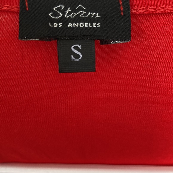❤️‍🔥5/20$ STORM💫 Women’s Red Detailed Sleeve-less Top - Picture 6 of 7